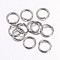 Tarnish Resistant 304 Stainless Steel Open Jump Rings, Stainless Steel Color, 5x1mm, 18 Gauge, Inner Diameter: 3mm