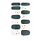 Full Wrap Gradient Nail Polish Stickers, Self-adhesive, for Fingernails Toenails Nail Tips Decoration, Colorful, 10x5.5cm