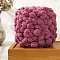 Coarse Polyester Ball Yarn, for DIY Material Blanket Cushion, Camellia, 13~29mm, about 43.74 Yards(40m)/Skein