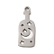 Non-Tarnish 304 Stainless Steel Pendants, Laser Cut, Stainless Steel Color, Bottle, 18.5x7.5x1mm, Hole: 1mm