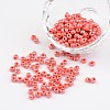 6/0 Opaque Colors Lustered Round Glass Seed Beads X-SEED-A012-4mm-125-1