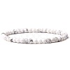 4MM Natural Howlite Stretch Bracelets RP2095-4-1