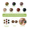 Fashewelry 14Pcs 7 Styles Natural Mixed Stone Cabochons G-FW0001-38-3