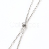 304 Stainless Steel Slider Necklace Making AJEW-JB00776-01-2