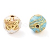 Alloy Enamel Beads ENAM-M008-29G-2