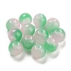 Two Tone Spray Painting Glass Beads GLAA-L046-03I-1