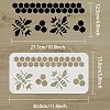 Plastic Painting Stencils Sets DIY-WH0172-892-2