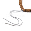 Natural Rudraksha Bodhi Seed Beads WOOD-G011-01B-4