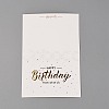 Coated Paper Cards DIY-WH0223-74J-1