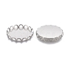 Tarnish Resistant 304 Stainless Steel Cabochon Settings STAS-P249-16C-P-2