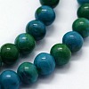 Synthetic Chrysocolla Beads Strands X-G-I199-34-4mm-3