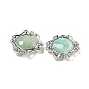 Natural Amazonite Faceted Connector Charms G-M431-09P-01-2
