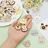 Fingerinspire 32Pcs 8 Styles Polyester Embroidered Appliques DIY-FG0005-42-3