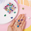 Craftdady Alloy Enamel Slider Charms and Large Hole Beads ENAM-CD0001-07-14