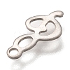 Non-Tarnish 201 Stainless Steel Charms STAS-C017-24P-3