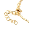 Rack Plating Brass Column Ball Chain Necklace for Women X-NJEW-F311-03G-3