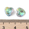 Glass Rhinestone Cabochons RGLA-L029-08B-SPLA-3