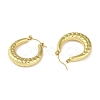 Ion Plating(IP) 304 Stainless Steel Hoop Earrings for Women STAS-I304-12G-2