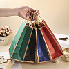 Biyun 16Pcs 4 Colors Rectangle Kraft Paper Carrier Bags CARB-BY0001-02-6