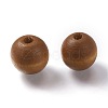 Painted Natural Wood Beads WOOD-A018-16mm-15-2