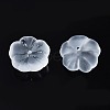 Transparent Frosted Glass Beads GLAA-Q089-003-B001-4