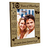 10 Years of Marriage Natural Wood Photo Frames AJEW-WH0292-030-1