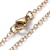 Brass Pendant Necklaces Sets NJEW-JN02679-6