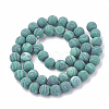 Synthetic Malachite Beads Strands X-G-T106-198-3