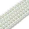 Eco-Friendly Dyed Glass Pearl Round Bead Strands X-HY-A002-8mm-RB001-1