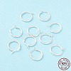 925 Sterling Silver Hoop Earrings STER-P047-13B-S-1