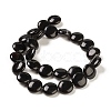 Natural Black Agate Beads Strands G-M403-C12-03-3