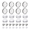 DIY 50Pairs Flat Round Earring Making Kits DIY-YW0001-90P-1