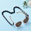 Personalized Acrylic & CCB Plastic Cable Chain Necklaces X-NJEW-JN02824-02-5