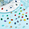 HOBBIESAY 40Pcs 20 Styles Mixed Gemstone Cabochons G-HY0001-54-5