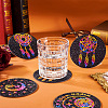 DIY Diamond Painting Cup Mat Kits DIY-TAC0023-27-9