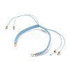 Adjustable Braided Polyester Cord Bracelet Making AJEW-JB00760-04-1