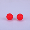 Round Silicone Focal Beads SI-JX0046A-90-5