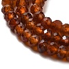 Natural Orange Garnet Beads Strands G-M426-A01-01-4