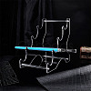 4-Tier Acrylic Sword Katana Holder Stands ODIS-WH0017-108-7