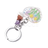 Valentine's Day Acrylic Heart Pendant Keychain KEYC-JKC00991-4