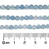 Natural Aquamarine Beads Strands G-L587-A02-02-4