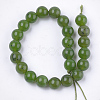 Natural Canadian Jade Beads Strands X-G-S333-8mm-024-2