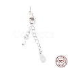 925 Sterling Silver Curb Chain Extender STER-G039-01A-S-1