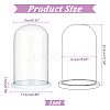 Glass Dome Cover AJEW-WH0001-95A-2