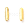 Brass Hollow Out Initial Letter Stud Earrings for Women EJEW-A044-01G-I-1