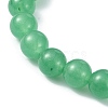 Natural Malaysia Jade Beads Stretch Bracelets for Women BJEW-JB11360-03-4