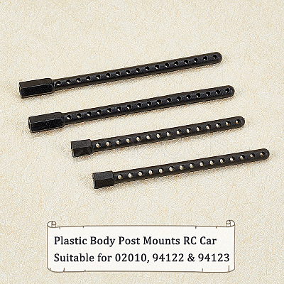 4Pcs HSP 1/10 Accessories Plastic Car Shell Column for 94122 & 94123 & 94102 & 94103 TOOL-WH0130-73-1