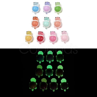 Luminous Opaque Resin Decoden Cabochons RESI-Q230-06-1