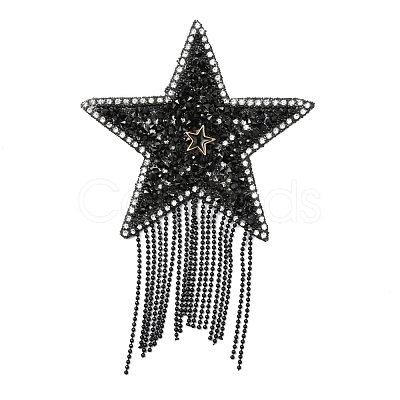 Star Resin Hotfix Rhinestone PATC-WH0001-79C-1