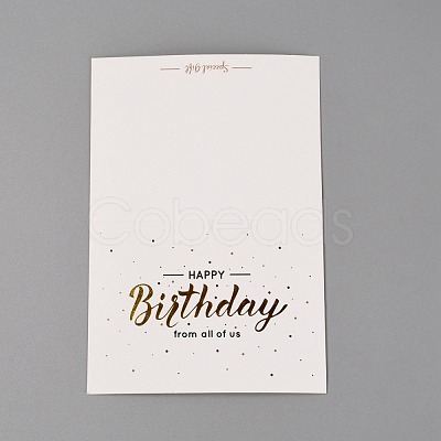 Coated Paper Cards DIY-WH0223-74J-1